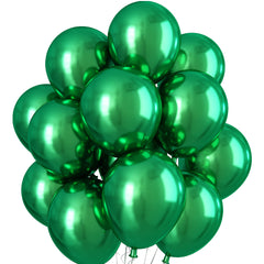 KEPMOV chrome dark green balloons 12 inch ready for vibrant party decor