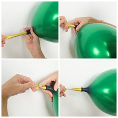 KEPMOV chrome green balloons ideal for birthday or graduation celebrations