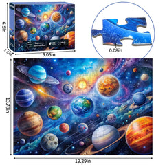 Kepovin space colors vibrant prints showcase planets for eye catching learning visuals