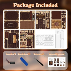 KERNOWO Book Nook Kit offers a relaxing puzzle experience.