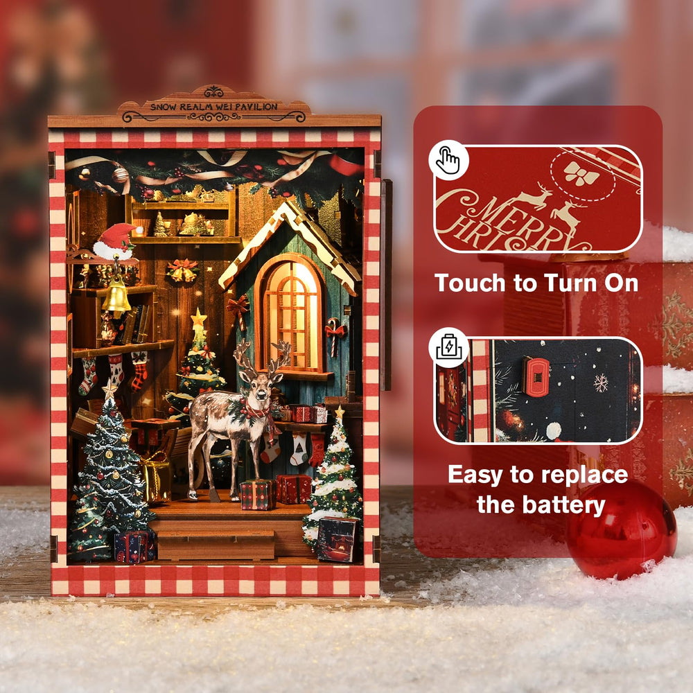 KERNOWO Snow Pavilion desk decoration ideal for book lovers