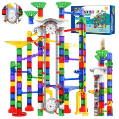 KERUVOTA big motorized marble run with elevator in action for immersive play