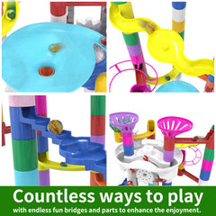 KERUVOTA Safe durable blocks designed for long-lasting marble play.