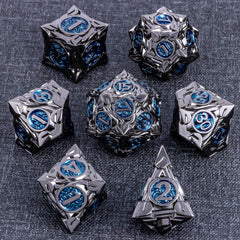 kerwellsi gift-boxed dnd dice, premium metal finish, ideal for tabletop gifts