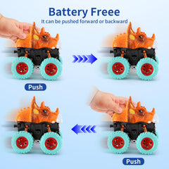KESIYI small-hands friendly toy trucks fit little hands for easy use.