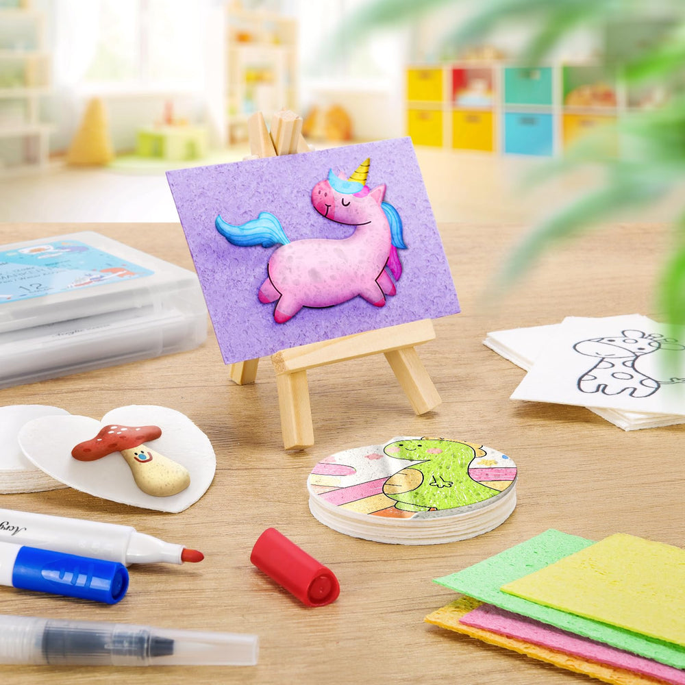 KETIEE mini easel helps display finished 3D artwork