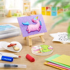KETIEE mini easel helps display finished 3D artwork