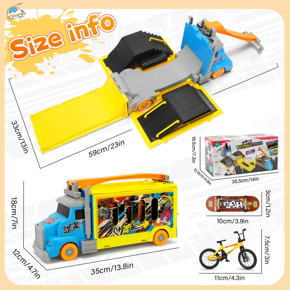 KETIEE portable skatepark on the go for easy play.