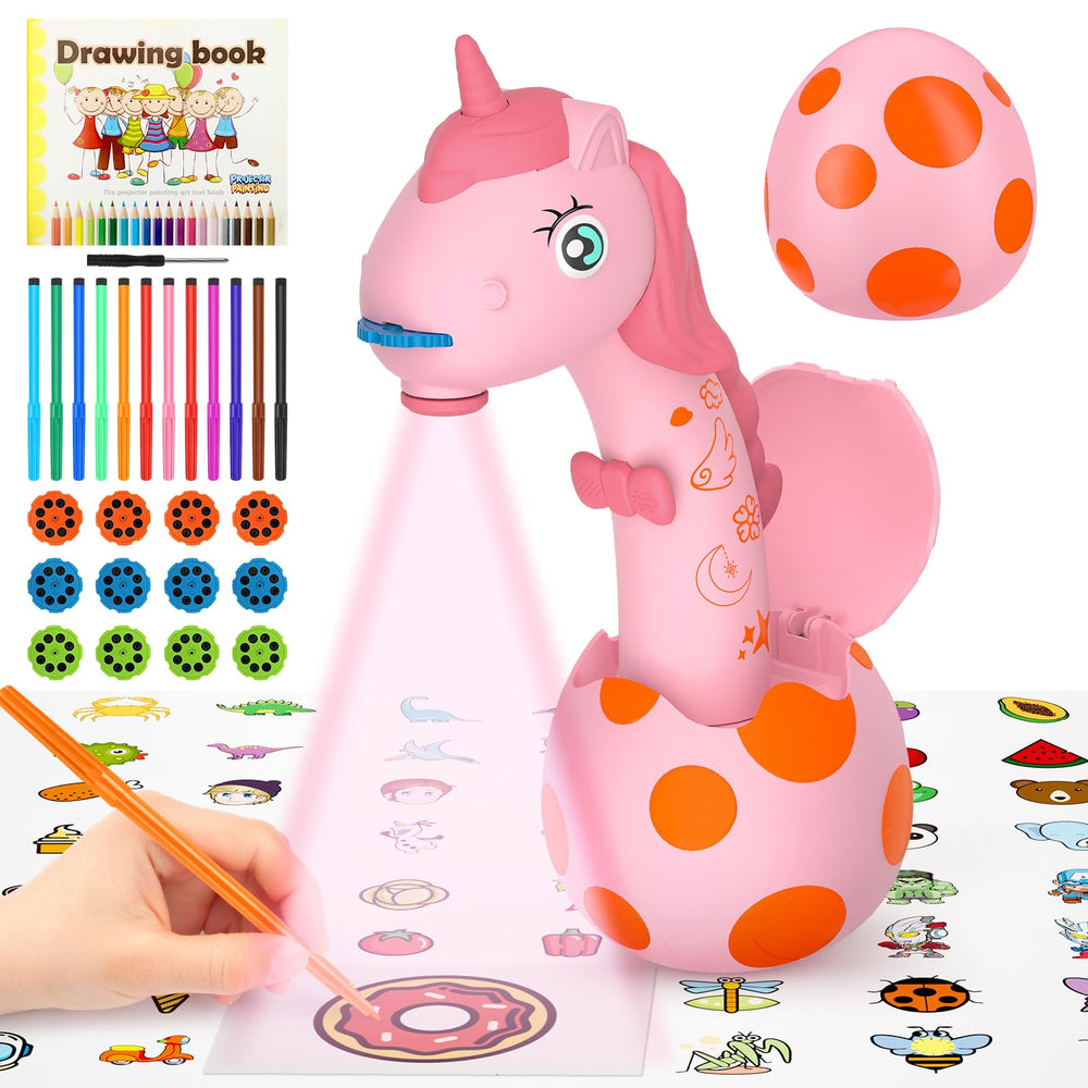 KETIEE Unicorn Drawing Projector in use by a child tracing.
