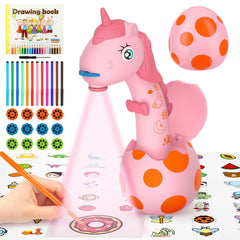 KETIEE Unicorn Drawing Projector in use by a child tracing.