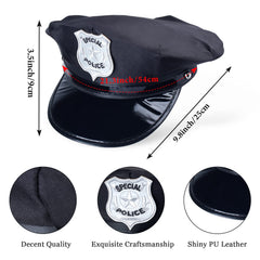 Keymall kids police costume vest with clear print and Velcro fastener for easy wear