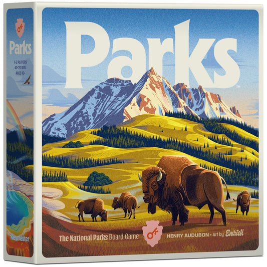 Keymaster Games Parks 2nd Ed forest map for Base Camp, guiding exploration and planning.