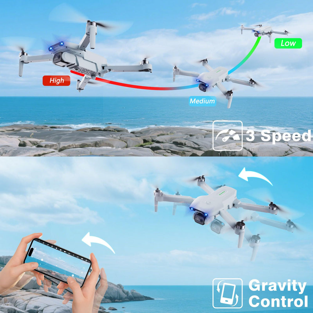 KGF drone one-key takeoff simplifies starting flights for beginners.