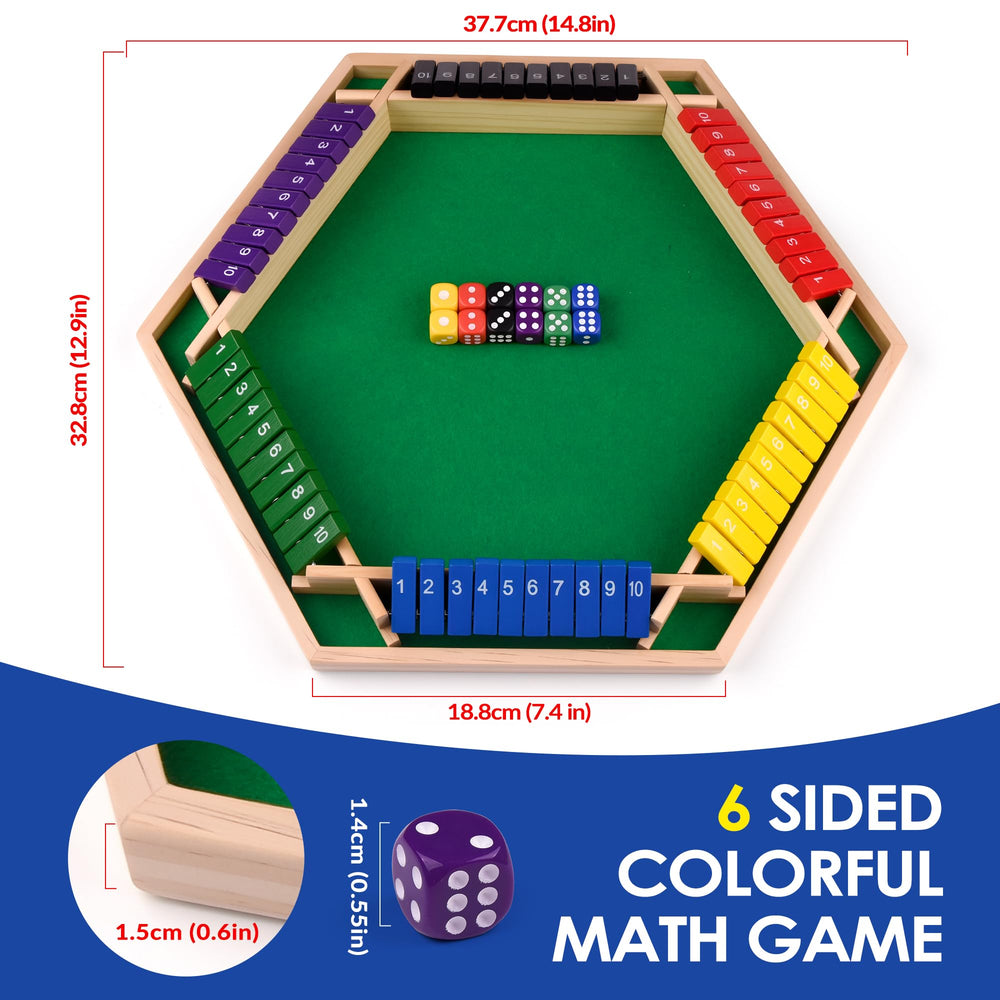 Kiapeak Shut The Box with players refining quick math and strategy.