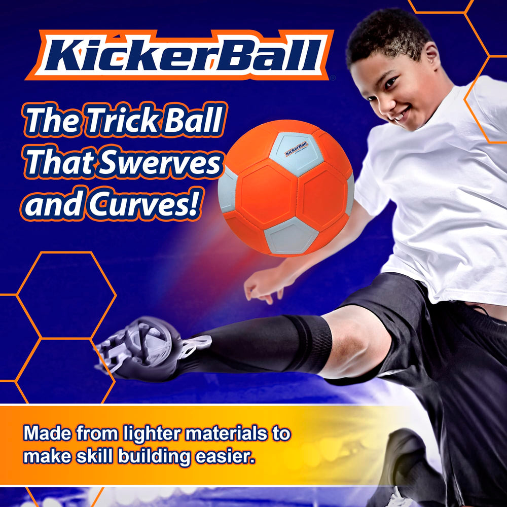 Kickerball goalkeeper-defender-practice supports improved ball control and reaction drills.