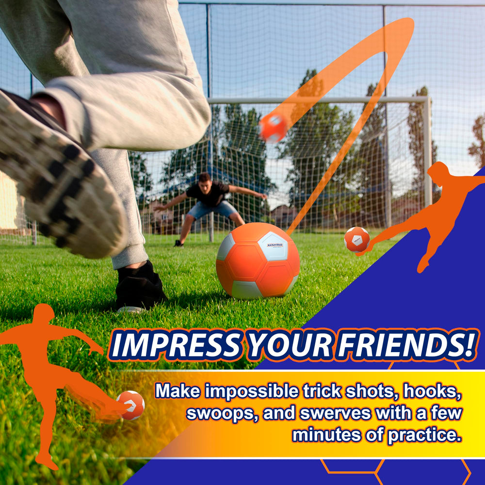 Kickerball indoor-outdoor-play suitable for kids and adults in any space.