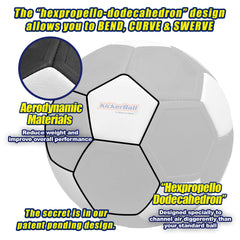 Kickerball size 4 training ball ready for kids and beginners.