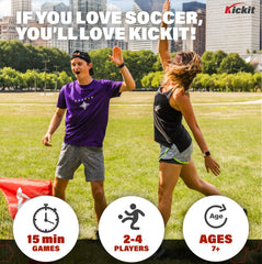 Kickit Soccer Tennis Ball soft and lightweight for safe beach kicks