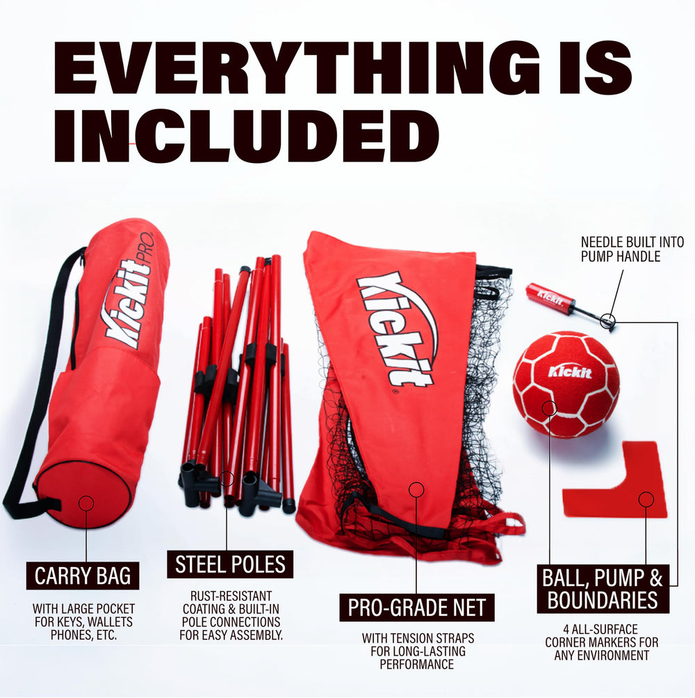 Kickit Soccer Tennis PRO travel-friendly design supports on-the-go practice.
