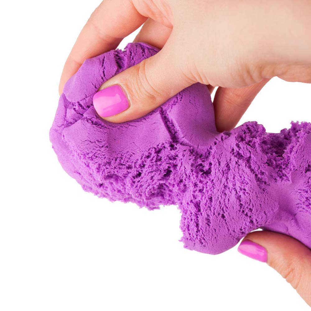 Kicko Colorful Magic Sand works with water, sticking together for surprising shapes.