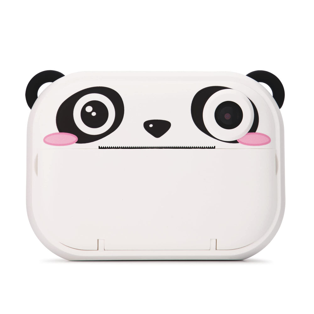 Kidamento instant print camera front view showing compact kid-friendly design for adventures.
