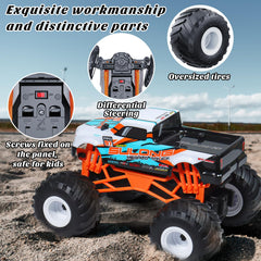 Kidcia gift-ready RC truck makes a cheerful birthday or holiday surprise.