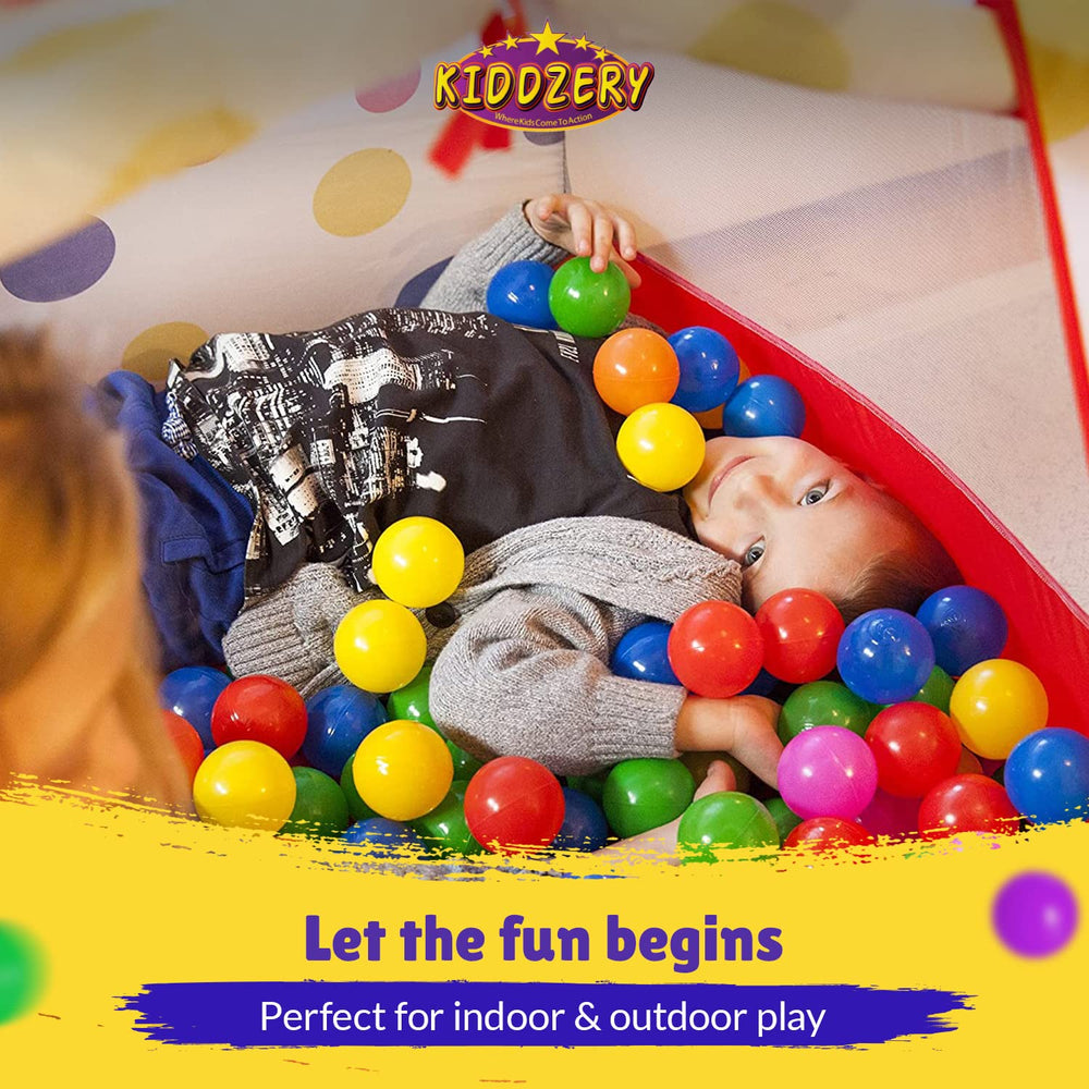 Kiddey ball pit pops up quickly for instant fun and play