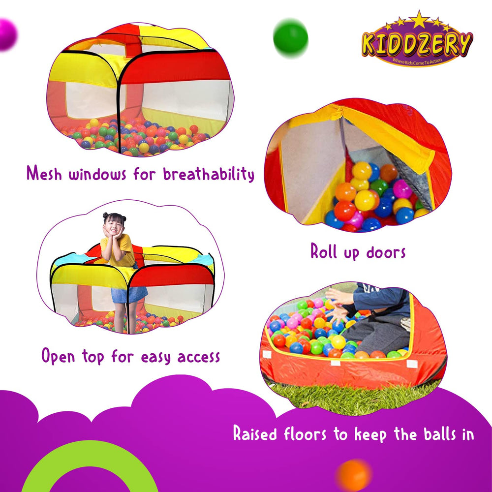Kiddey ball pit storage bag with zipper keeps area tidy