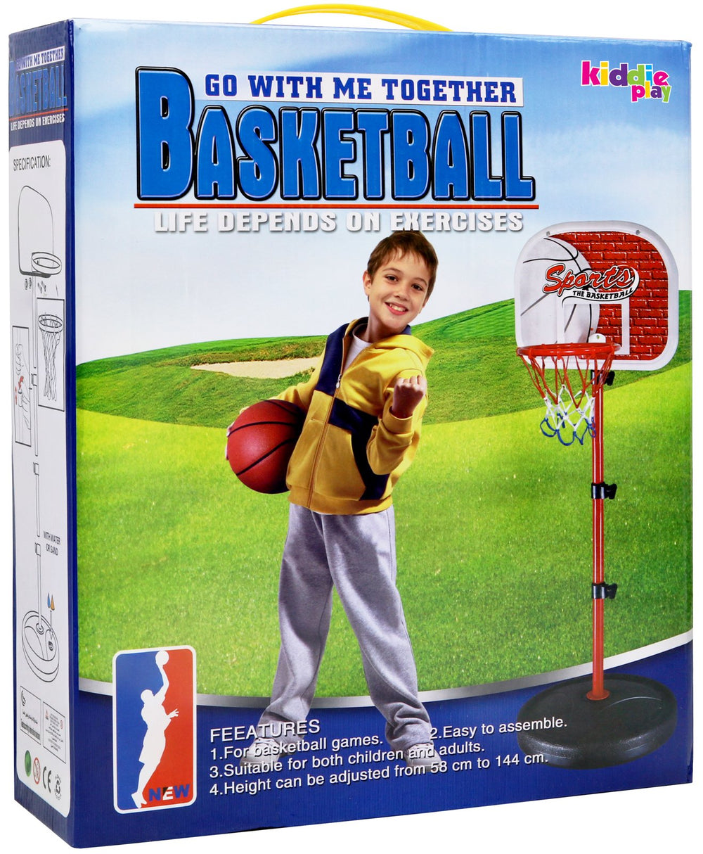 Kiddie Play wall-mount option lets you place the hoop anywhere.
