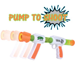Kiddie Play pump-action shooter designed for quick follow-up shots.