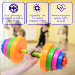 Kiddie Play toddler workout gym encourages active play and social participation.