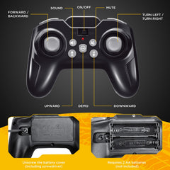 KIDDITOY remote control for intuitive operation