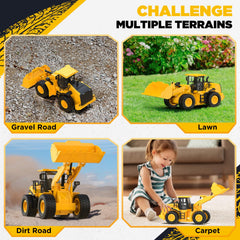 KIDDITOY all-terrain tires on rugged surface for grip