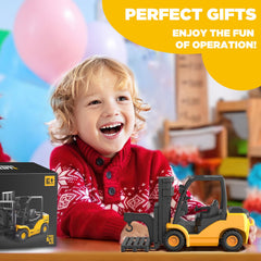 KIDDITOY forklift battery duration provides long play sessions between charges.