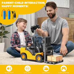 KIDDITOY forklift cabin detail highlights authentic interior for immersion.