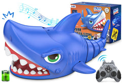 KIDDITOY RC Shark showcases realistic biting and smooth swimming for immersive play.