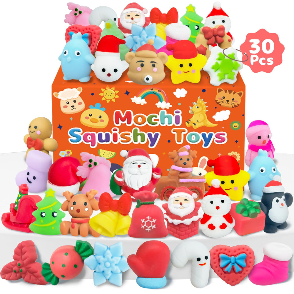Kidific Christmas squishy Santas for classroom fun and stress relief during holidays