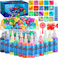Kidisego Aqua Fairy bottles show 12 colors for creative, colorful play