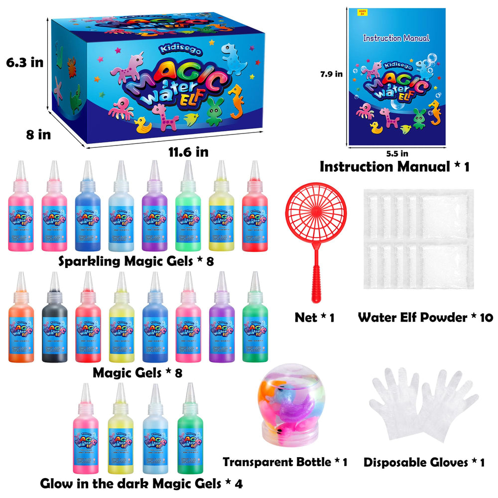 Kidisego Aqua Fairy large storage box and net keep pieces organized