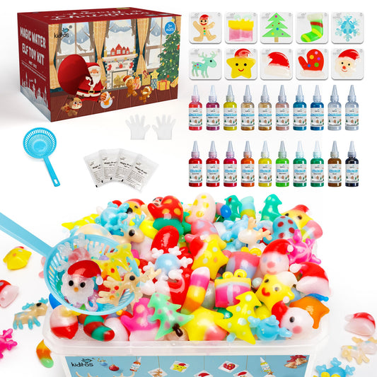 Kiditos Christmas Magic Water Elf Kit rainbow gels spark creative play