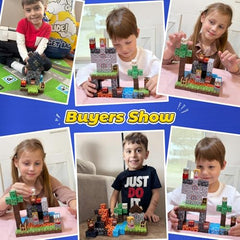 Kidiyee 3D castle and mountains patterns boost spatial thinking and fun
