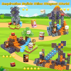 Kidiyee lava forest elements spark creativity through magnetic construction