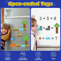 Kidiyee magnetic blocks encourage parent child interaction during building