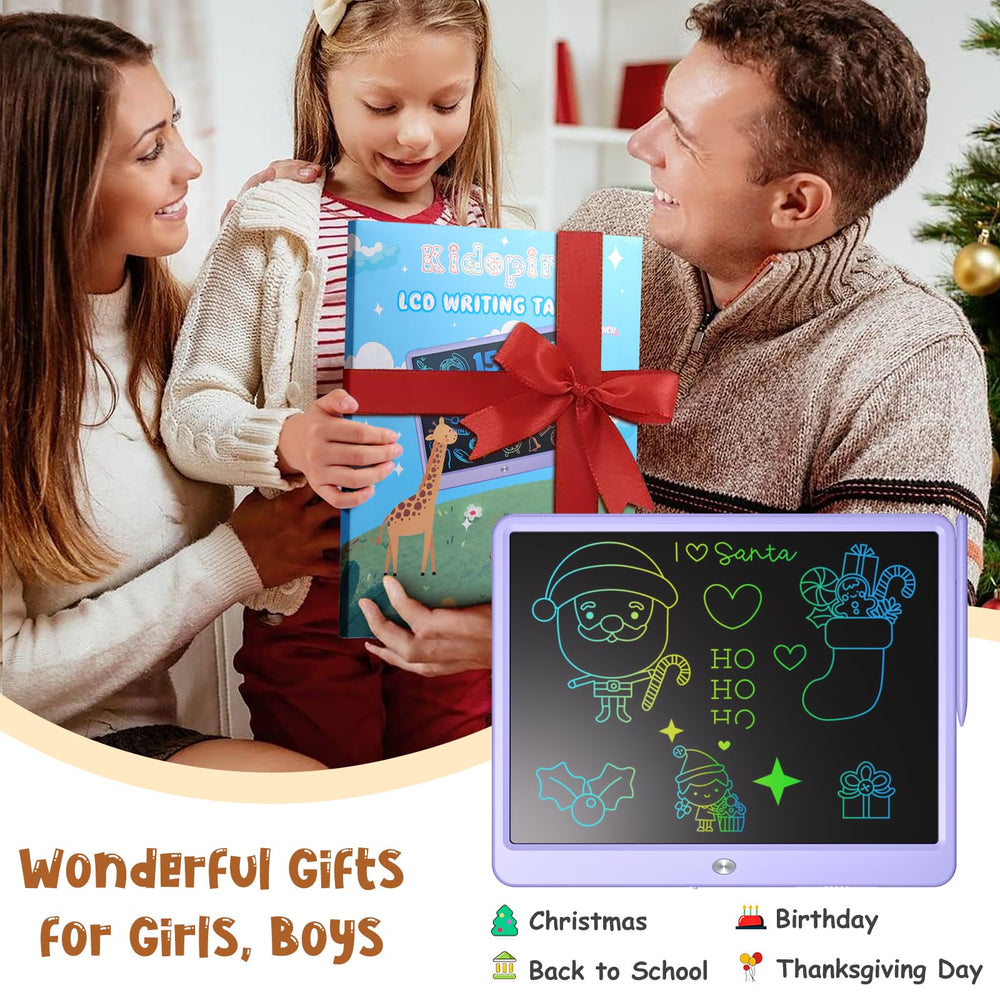 Durable ABS material on Kidopire drawing pad for safe kid use.