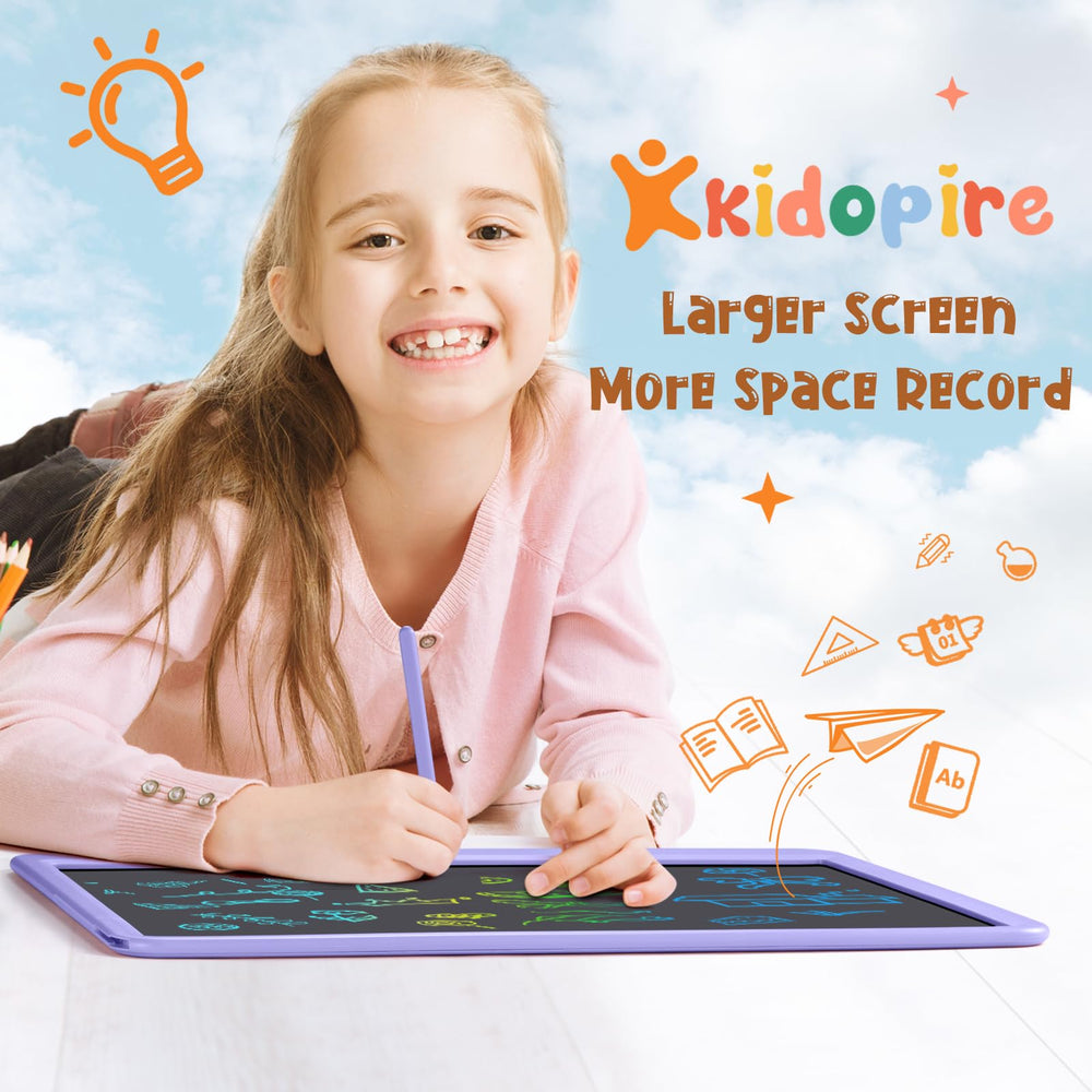 Purple Kidopire doodle board ideal for on-the-go creative play.
