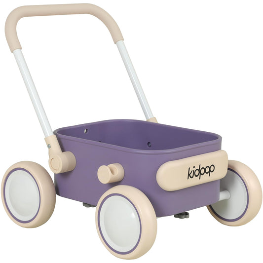 Kidpop PULA 2in1 walker-wagon front view for push-pull play