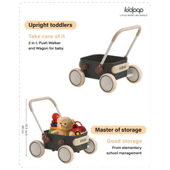 Kidpop PULA wagon push-handle emphasizing easy push and pull play