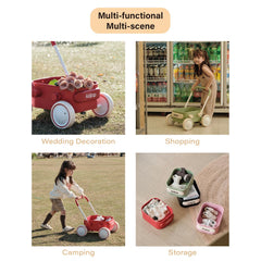 kidpop PULA pink walker in indoor setting ready for play.