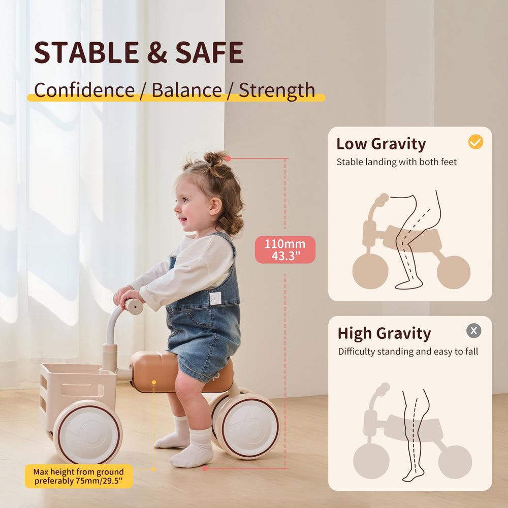 Kidpop Toast walker with stand supports portable toddler seating