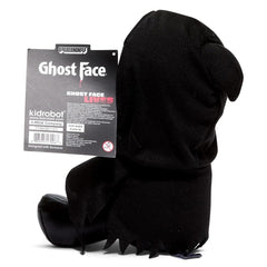 Huggable 8-inch Ghost Face plush, compact for travel use.